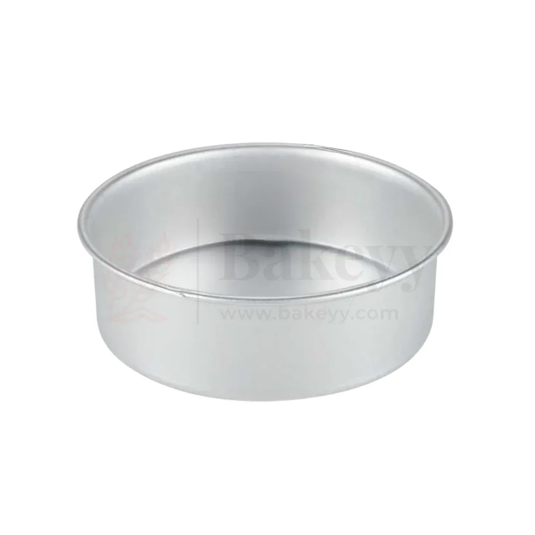 6x3" Round Aluminium Cake Mould
