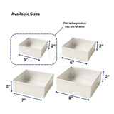 5x2" Square Aluminium Cake Mould