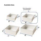 6x2" Square Aluminium Cake Mould
