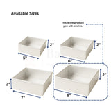 8x2" Square Aluminium Cake Mould