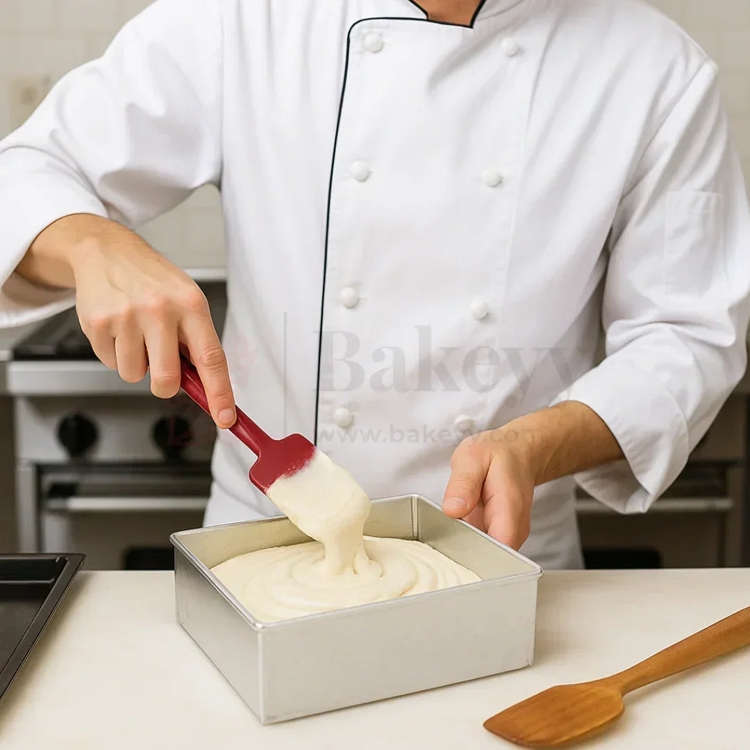 7x2" Square Aluminium Cake Mould