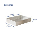 9x7x1" Rectangular Aluminium Cake Mould