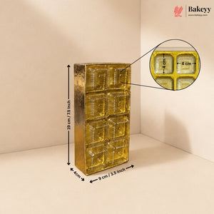 Royal Jharokha Decorative Dry Fruit Gift Box with Containers & Serving Tray | Pack of 1