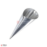 Aluminium Cone Mold – 6 Inch | Pack of 12 | For Ice Cream Cone, Cream Rolls & Pastries