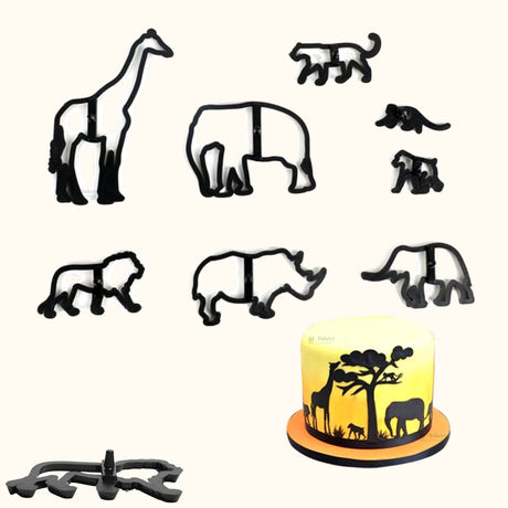 Jungle Safari Theme Cookie Cutter Set | Wild Animal Collection | Pack of 1