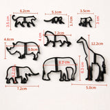Jungle Safari Theme Cookie Cutter Set | Wild Animal Collection | Pack of 1
