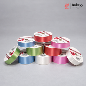 Satin Finish Curling Ribbon Roll | 2 Sizes Available| 10M Length | Pack of 1
