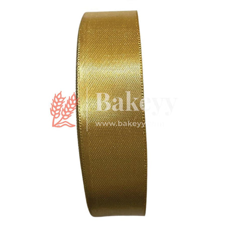 Satin Ribbon |Gold Color| - Bakeyy.com - India - Satin Ribbon |Gold Color| - Default Title