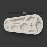 Seashell Silicone Mould for Chocolate | Fondant & Cake Decoration | Ocean Shell Design | Pack of 1
