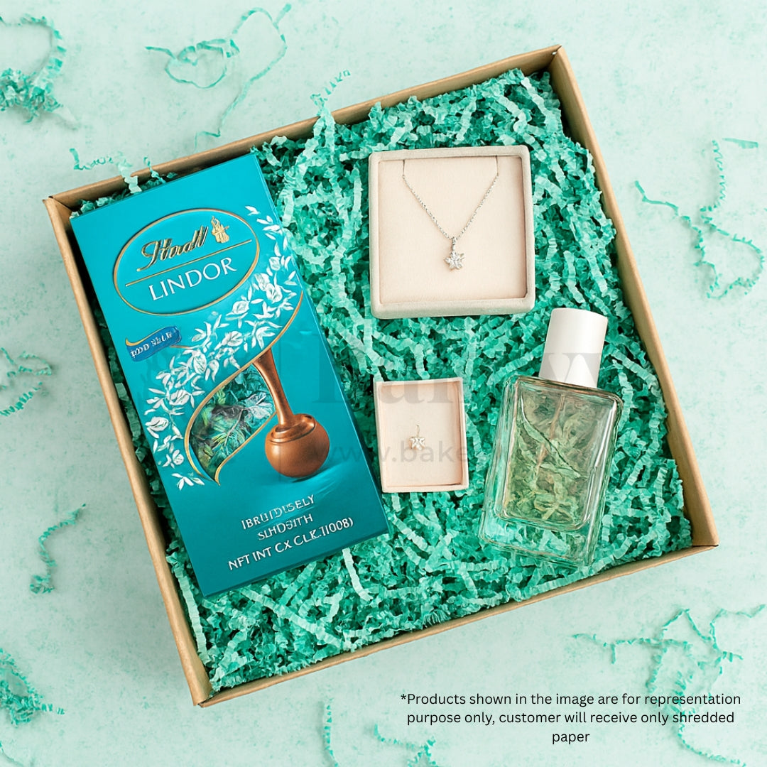 Turquoise Shredded Paper