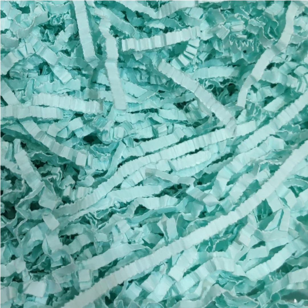 Turquoise Shredded Paper