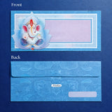 Shree Ganpati Shagun Envelopes | Traditional Cash & Gift Envelopes | Multiple Divine Designs | Pack of 25