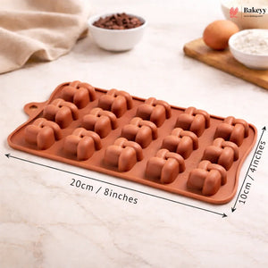 Silicon_Chocolate_Mould_Knot_Design_15_Cavity_4 - Bakeyy.com