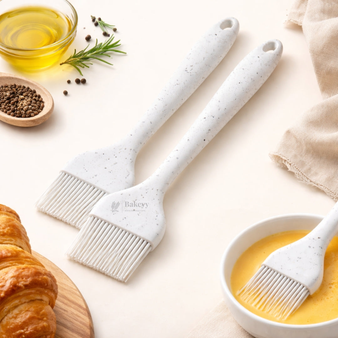 Dotted print Silicone Brush For Cooking | Silicone Cooking Bakeware Bread Pastry | Oil Basting Brush DIY Baking Tool | Pack of 1