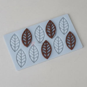 SiliconeLeafGarnishingMouldforChocolate_CakeDecoration10CavityLeafDesignPackof1_2 - Bakeyy.com
