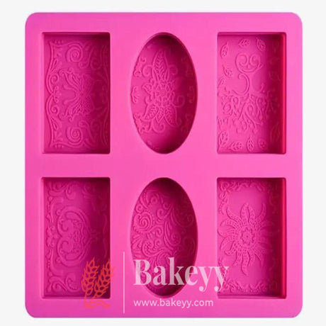 Silicone Multi-Shape Soap Mold – Rectangular & Oval Design - Bakeyy.com - India - Silicone Multi-Shape Soap Mold – Rectangular & Oval Design - Default Title