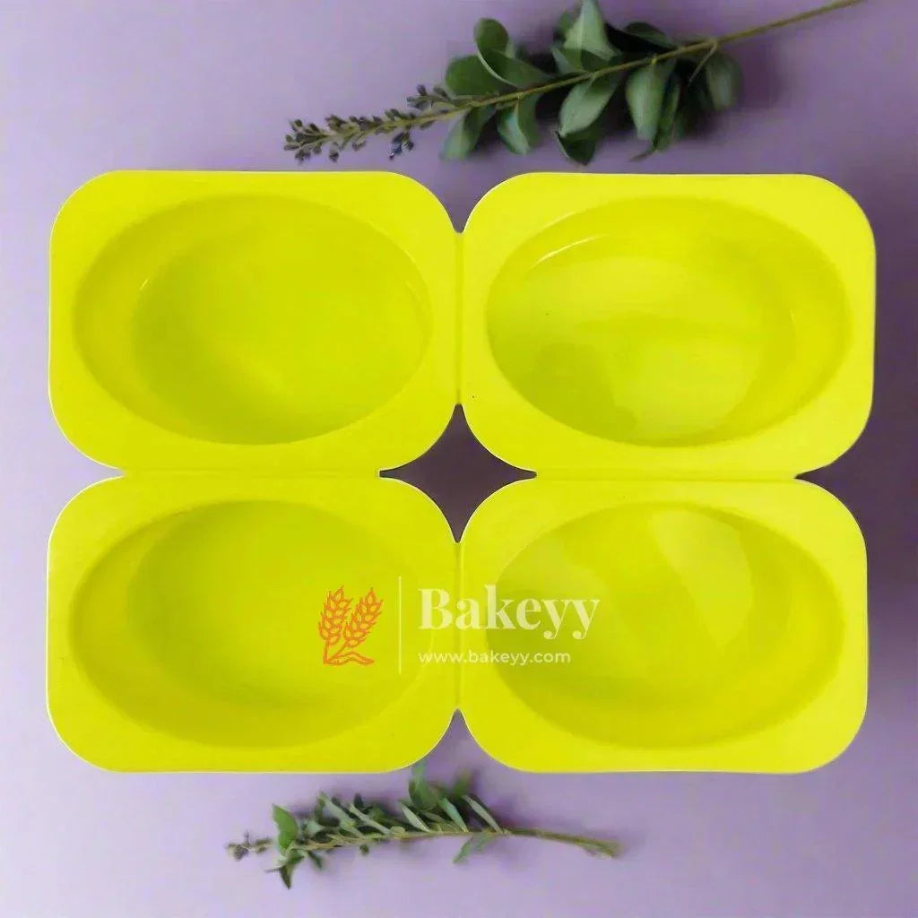Silicone round Baking Mould – 4 Cavity | Heat Resistant| Non-Stick| - Bakeyy.com - India - Silicone round Baking Mould – 4 Cavity | Heat Resistant| Non-Stick| - Default Title
