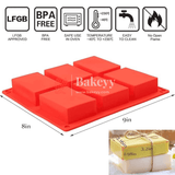 Silicone Oval Baking Mould – 6 Cavity | Rectangle Shape | - Bakeyy.com - India - Silicone Oval Baking Mould – 6 Cavity | Rectangle Shape | - Default Title