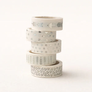 Silver_Foil_Decorative_Washi_Tape_Set_10 - Bakeyy.com