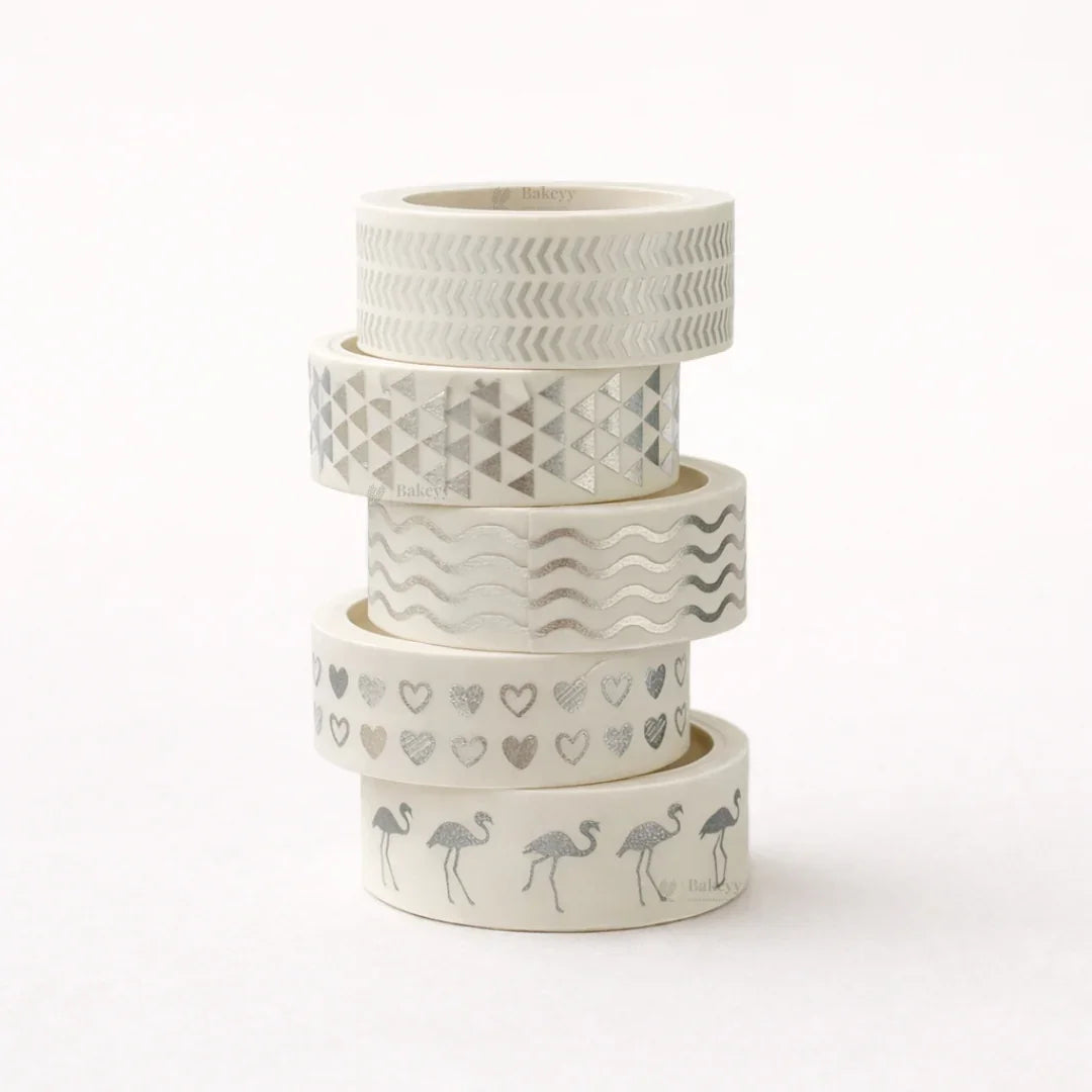 Silver_Foil_Decorative_Washi_Tape_Set_13 - Bakeyy.com