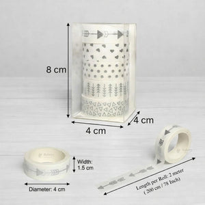 Silver_Foil_Decorative_Washi_Tape_Set_16 - Bakeyy.com