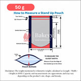 Silver Pouch Without Window | Standing Pouch | 110 GSM | Pack of 100