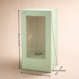 Single Glass Gift Box with Window | 3 Colors Available | Pack of 10