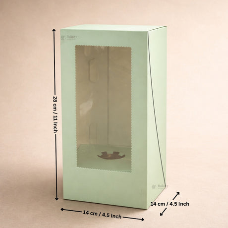 Single Glass Gift Box with Window | 3 Colors Available | Pack of 10
