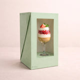 Single Glass Gift Box with Window | 3 Colors Available | Pack of 10