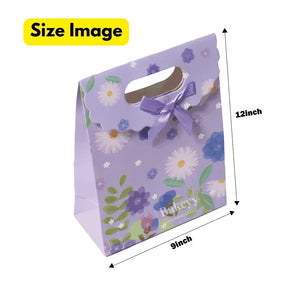 9x12 D-Cut Paper Mixed Design Bag |Gift Bag , Flip Cover And Handle, Flower Arrangements, Valentine's Day, Christmas, Souvenir Paper Bag | Mixed Colours |Pack Of 12| - Bakeyy.com - India - 9x12 D-Cut Paper Mixed Design Bag |Gift Bag , Flip Cover And Handle, Flower Arrangements, Valentine's Day, Christmas, Souvenir Paper Bag | Mixed Colours |Pack Of 12| - Default Title