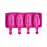 4-Cavity | Silicone Popsicle Mould Small | Reusable Non-Stick - 1 Piece