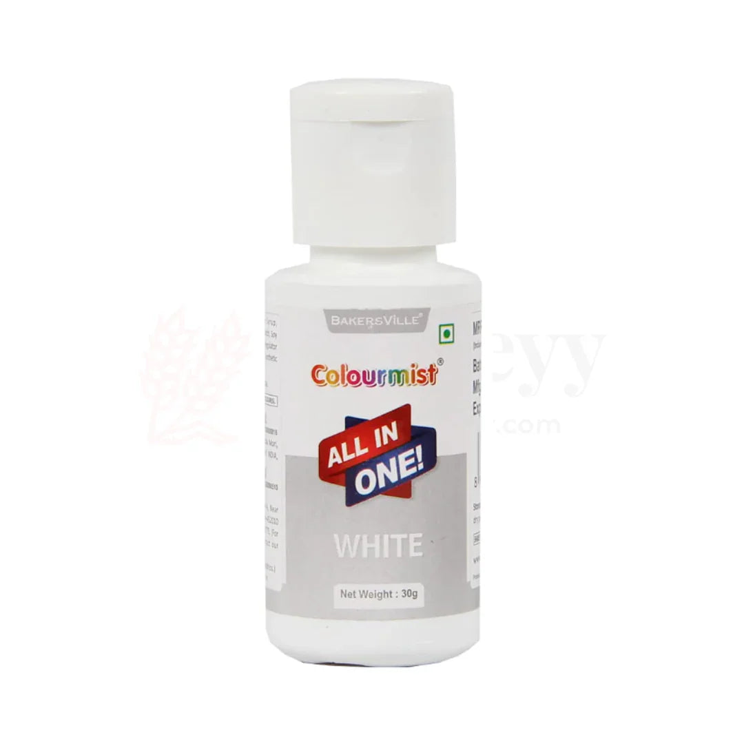 Colourmist White All-in-One Edible Food Colour – 30ml