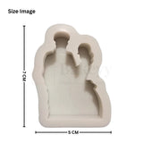 592 - Bride & Groom Couple Silicone Fondant Mould – 1 Piece
