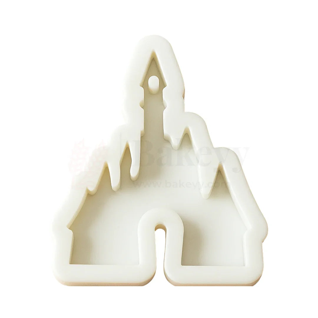 526 - Mountain Castle Silicone Fondant Mould – 1 Piece