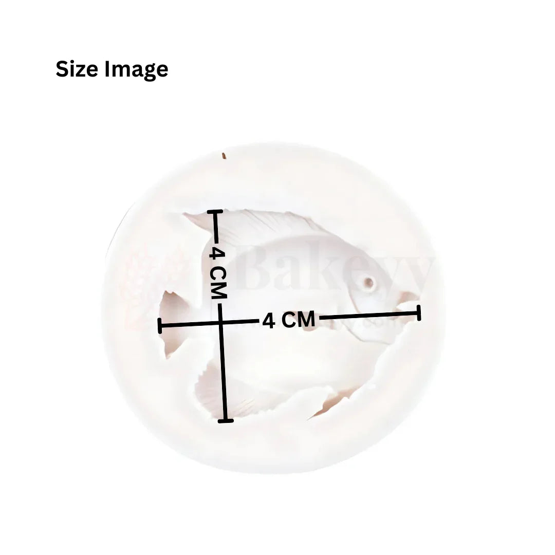 538 - Fish Shape Silicone Fondant Mould - 1 Piece
