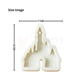 526 - Mountain Castle Silicone Fondant Mould – 1 Piece