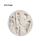535 | Mermaid Shape Silicone Fondant Mould - 1 Piece