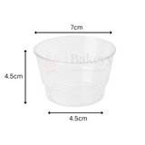 Acrylic Dessert Cup Bowl | Pack Of 25 | D24 - Bakeyy.com - India - Acrylic Dessert Cup Bowl | Pack Of 25 | D24 - Default Title