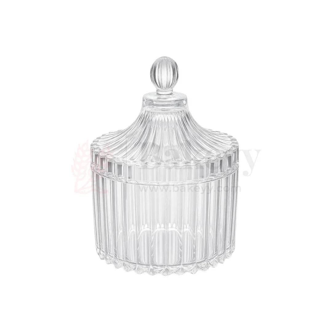 Acrylic Candle Jar with Lid | Multipurpose Jar – Pack of 12