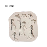 1205 | Mermaid Shape Silicone Fondant Mould - 1 Piece