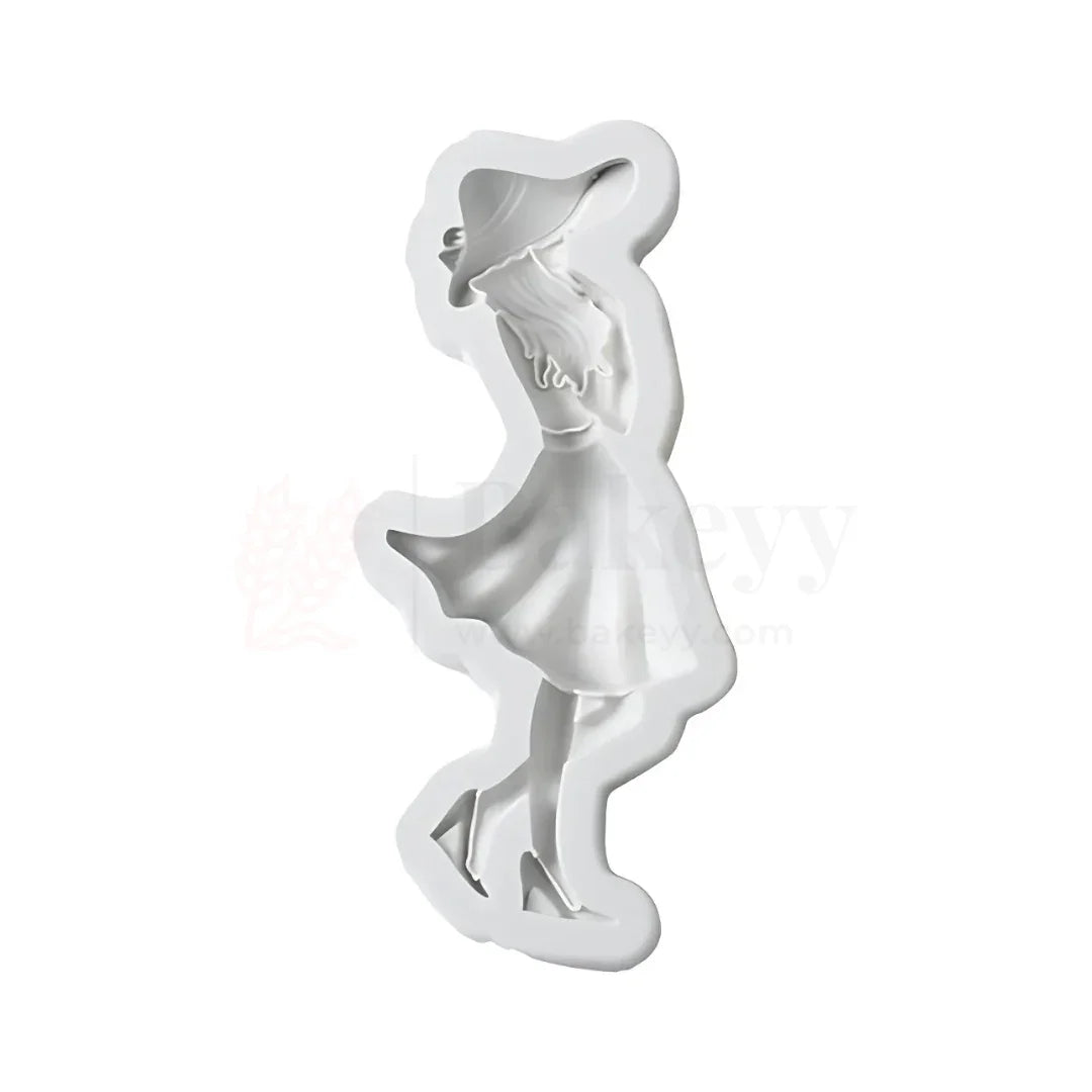1631 | Fashion Girl Silicone Fondant Mould – 1 Piece
