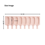 8-Cavity | Silicone Popsicle Mould Small | Reusable Non-Stick - 1 Piece