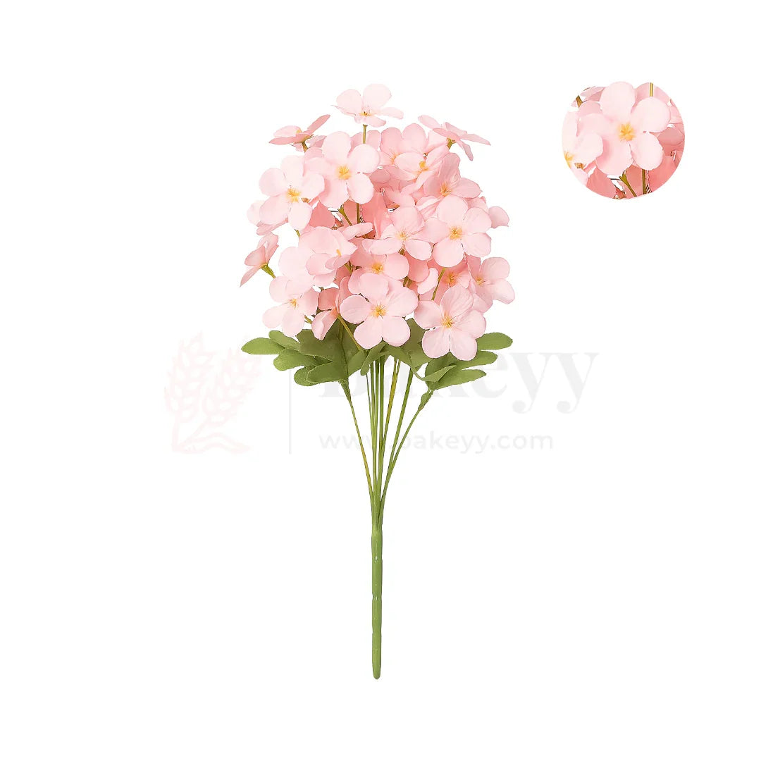 Artificial Blossom Flower Bunch – 28cm | Soft & Delicate Floral Arrangement for Vase, Decor & Gifting | Pack of 1