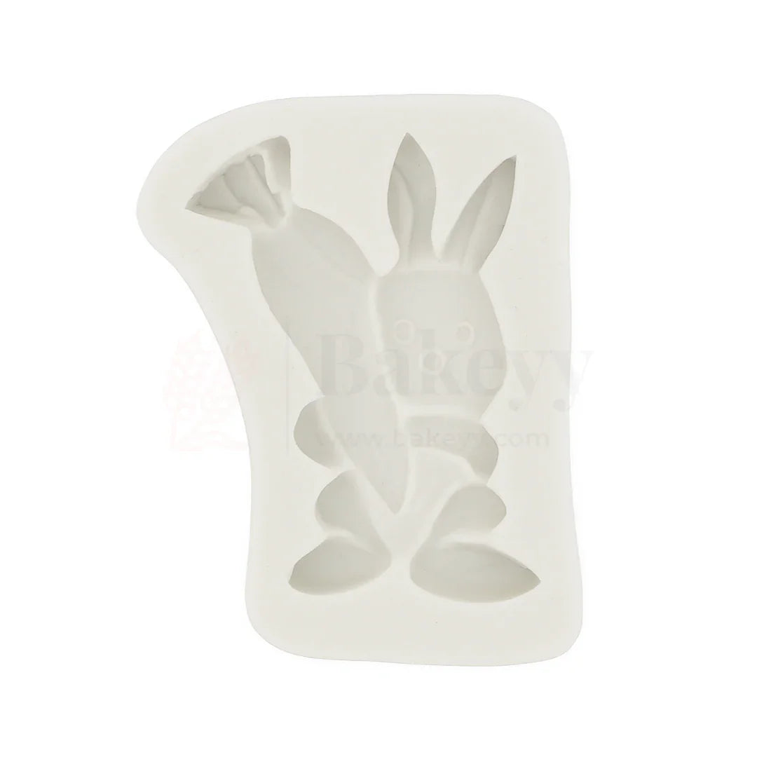 504 - Cute Bunny Shape Silicone Fondant Mould - 1 Piece