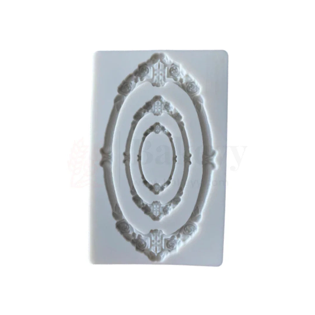 118 | Vintage Frame Silicone Mould - 1 Piece