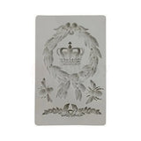 2500 | Crown, Totem & Bee Border Silicone Mould - 1 Piece