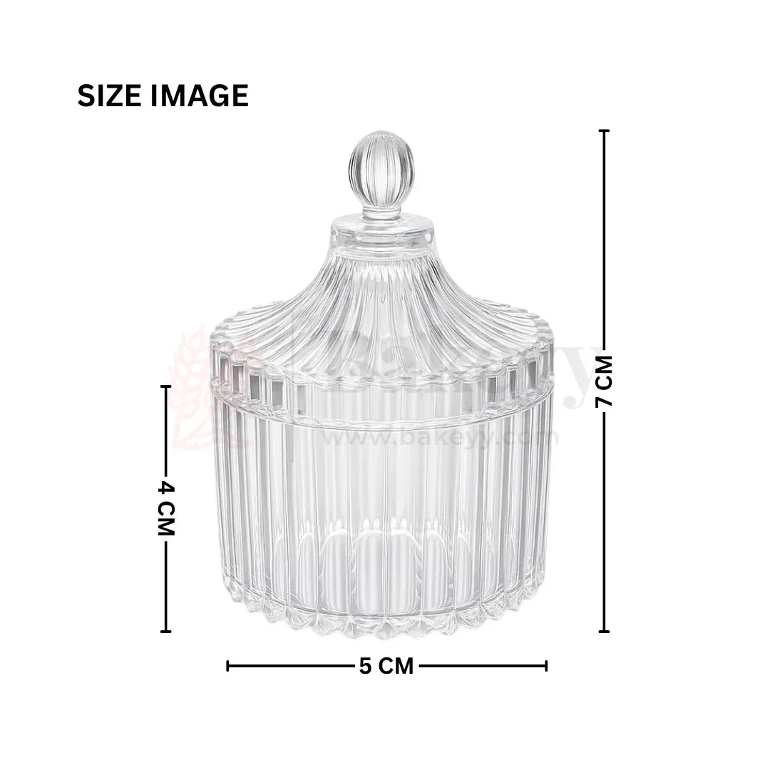 Acrylic Candle Jar with Lid | Multipurpose Jar – Pack of 12 - Bakeyy.com - India - Acrylic Candle Jar with Lid | Multipurpose Jar – Pack of 12 - Default Title