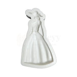 1633 - Elegant Lady in Hat Silicone Fondant Mould - 1 Piece - Bakeyy.com - India - 1633 - Elegant Lady in Hat Silicone Fondant Mould - 1 Piece - Default Title