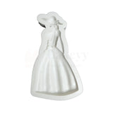 1633 - Elegant Lady in Hat Silicone Fondant Mould - 1 Piece