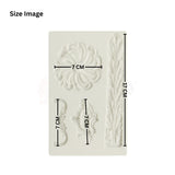 2498 | Baroque Style Decorative Silicone Mould - 1 Piece